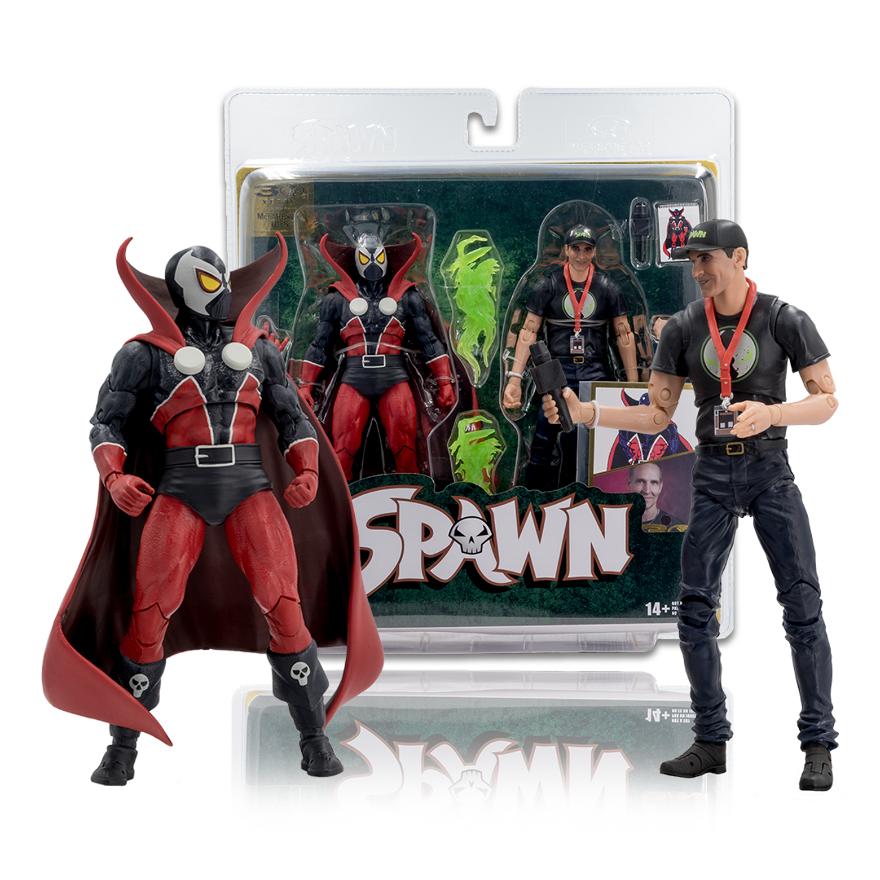 Spawn 3 メカニカルフィギュア 2体セット Фигурка McFarlane Toys 30th Anniversary Spawn & Todd McFarlane 2