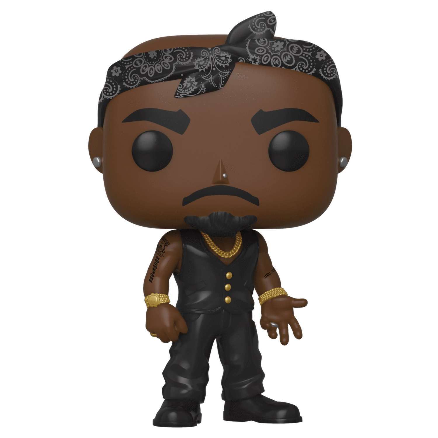 Фигурка Funko POP! Rocks 2PAC Tupac Vest w/Bandana (158) 45432» за