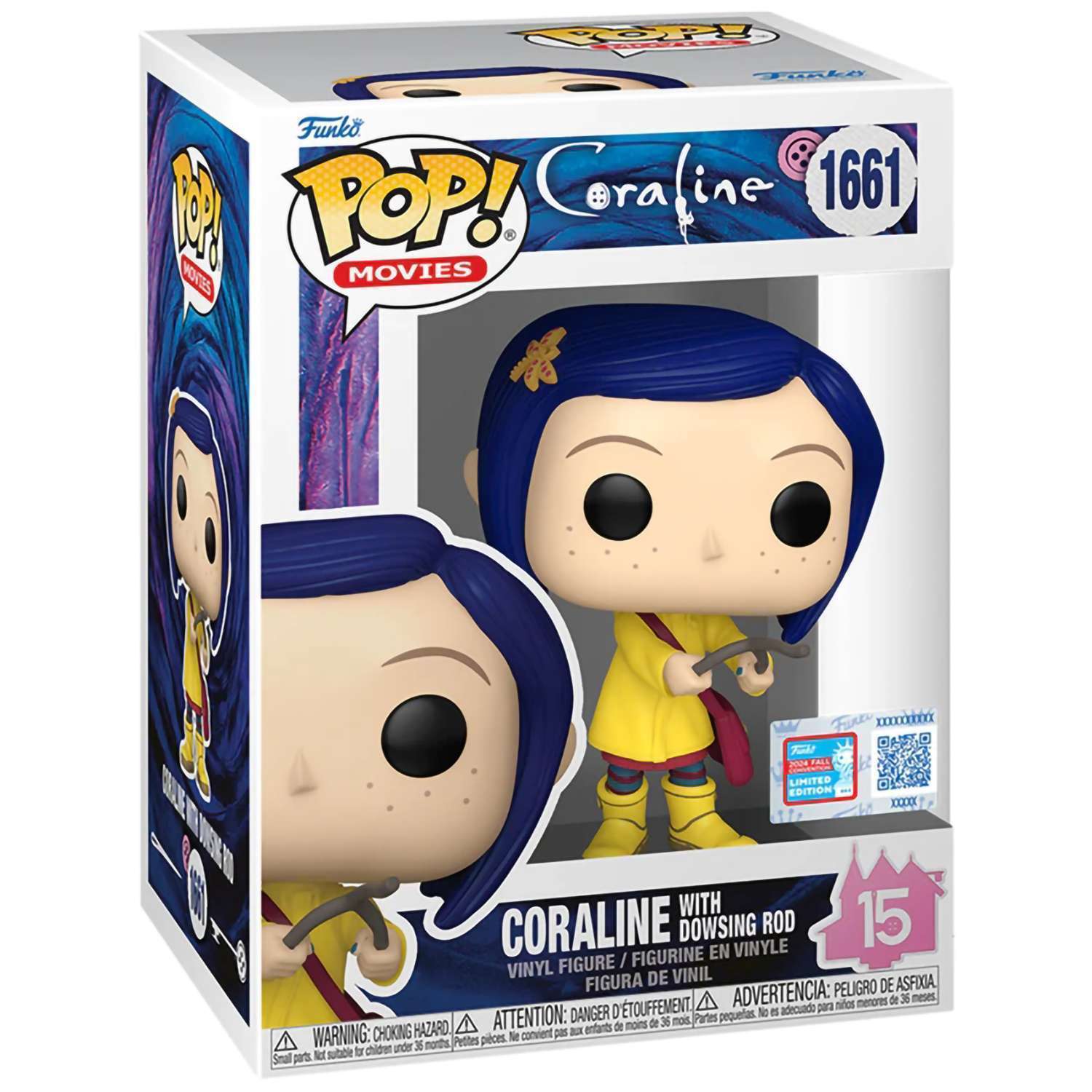 «Фигурка Funko POP! Movies Coraline Coraline w/Dowsing Rod NYCC24 (Exc ...