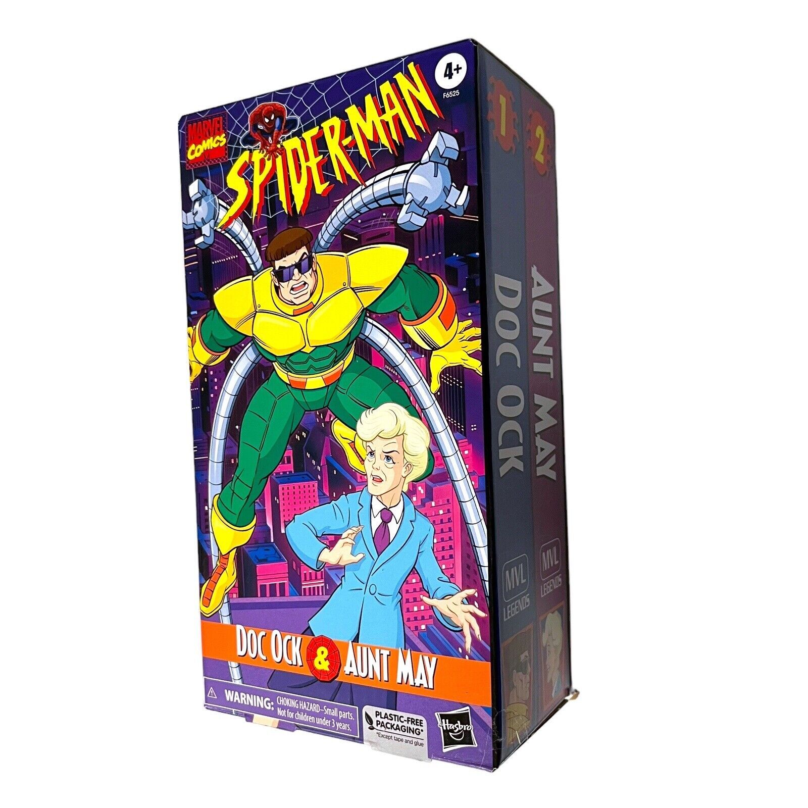 Hasbro Marvel Legends Spider-Man Animated Series VHS Box Doc Ock