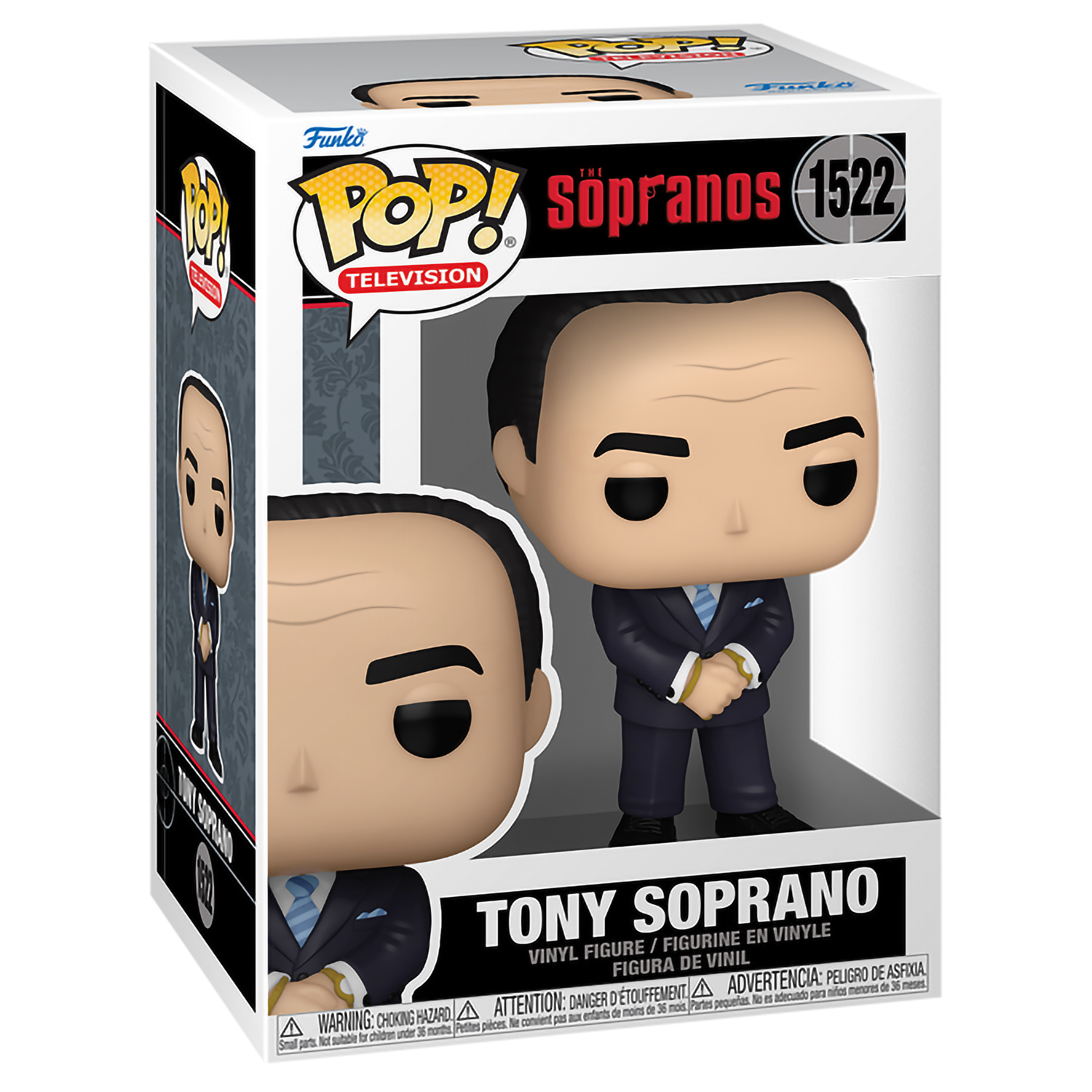 Funko Pop The Sopranos Series 2 + Protector: Pop! TV Vinyl Figure (Gift Set Bundled with ToyBop Brand Box Protector Collector Case) (Tony Soprano in Suit