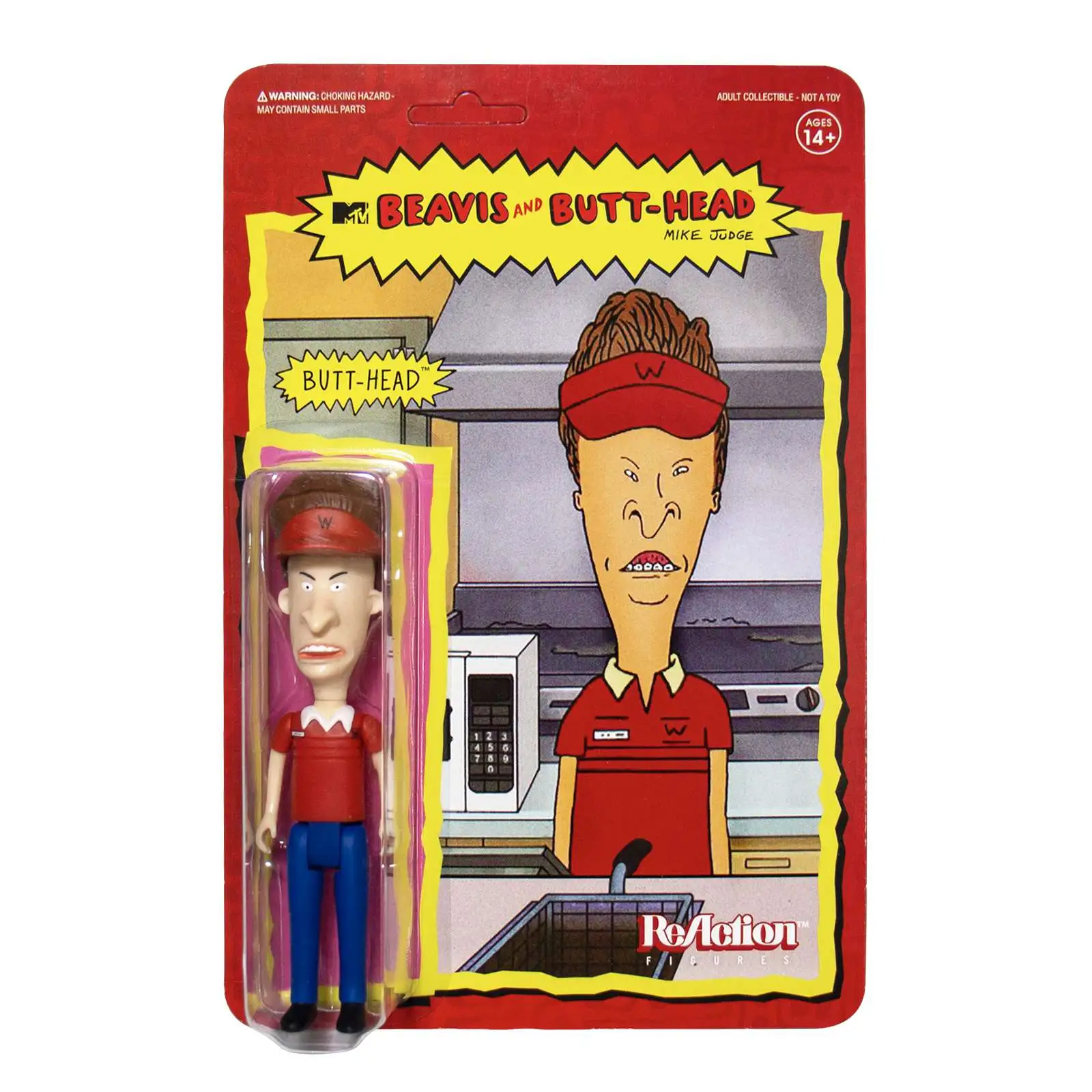 Фигурка Super7 - Beavis and Butt-Head ReAction Figure - Burger