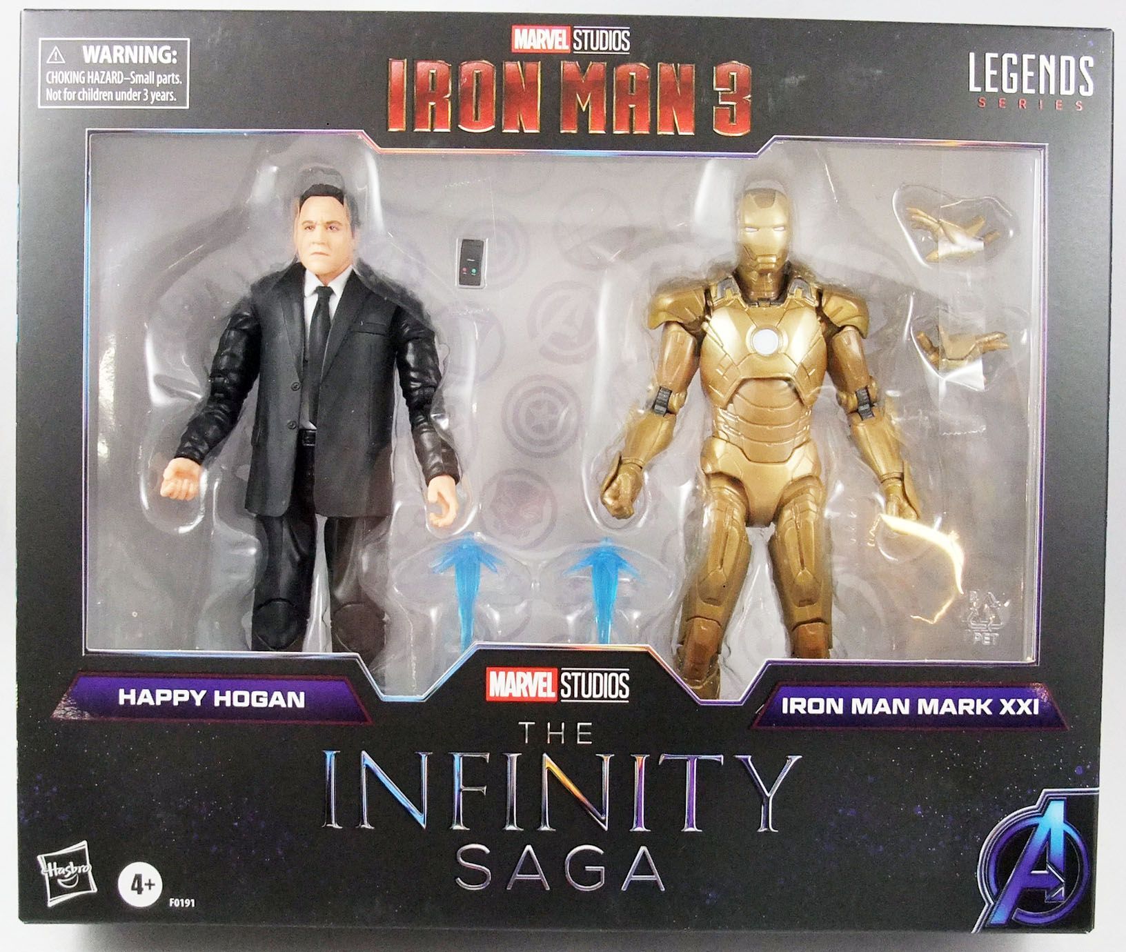Фигурка Marvel Legends - Happy Hogan и Iron Man Mark XXI F0191» за