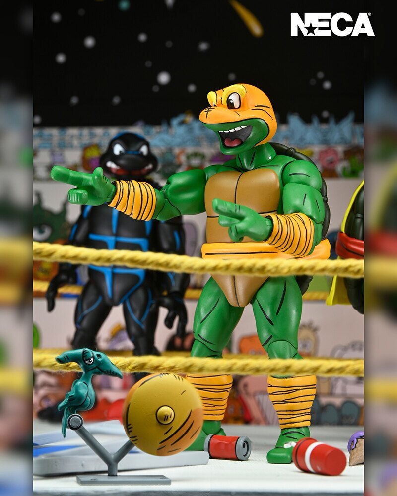 Фигурка NECA (Archie Comics) TMNT: Stump Wrestling Turtles (4-Pack