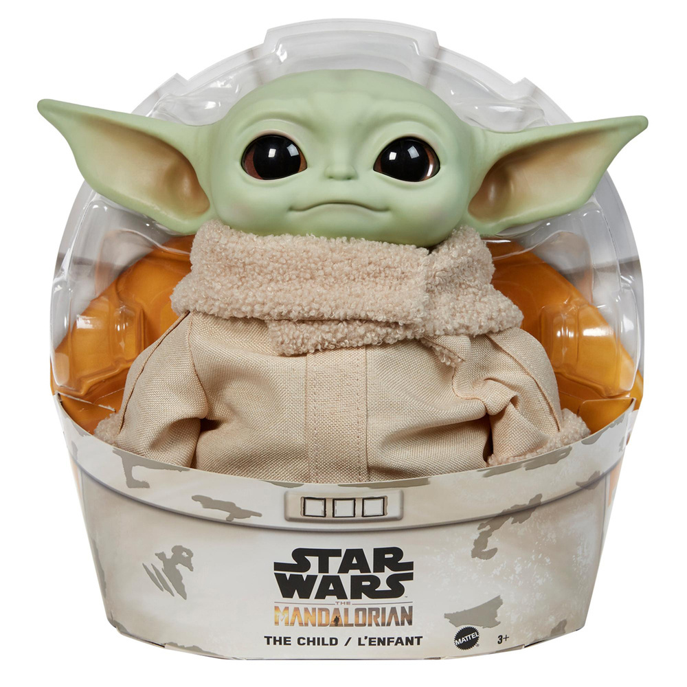 Фигурка Mattel Star Wars Grogu Plush Toy, Character Figure with