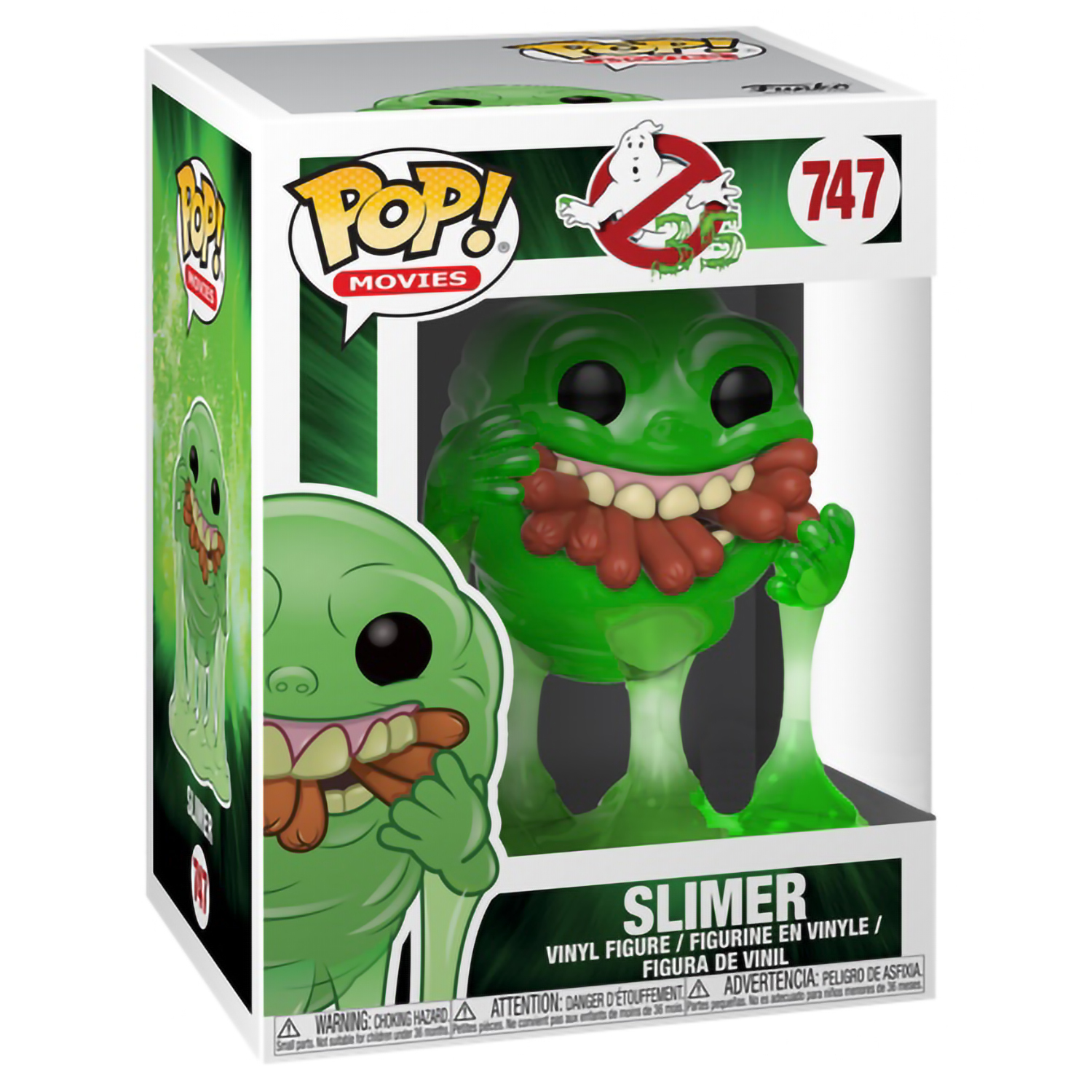 Фигурка Funko POP! Movies Ghostbusters Slimer w/Hot Dogs (747