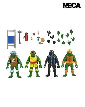 Фигурка NECA (Archie Comics) TMNT: Stump Wrestling Turtles (4-Pack